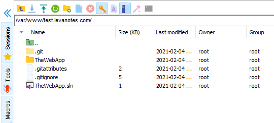 asp dotnet folder structure